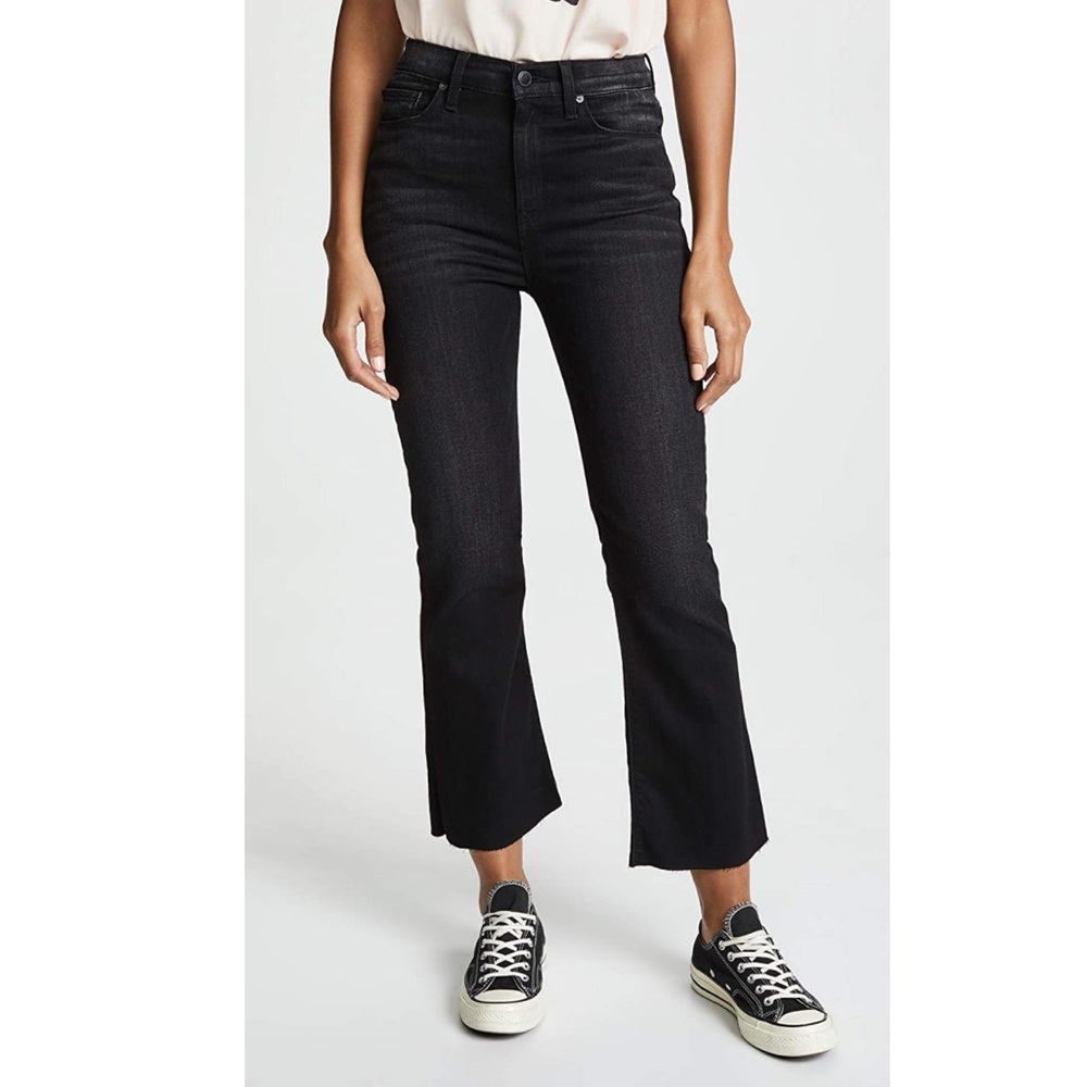 Hudson - 10”Rise Holly High Waist Crop Flare Jeans